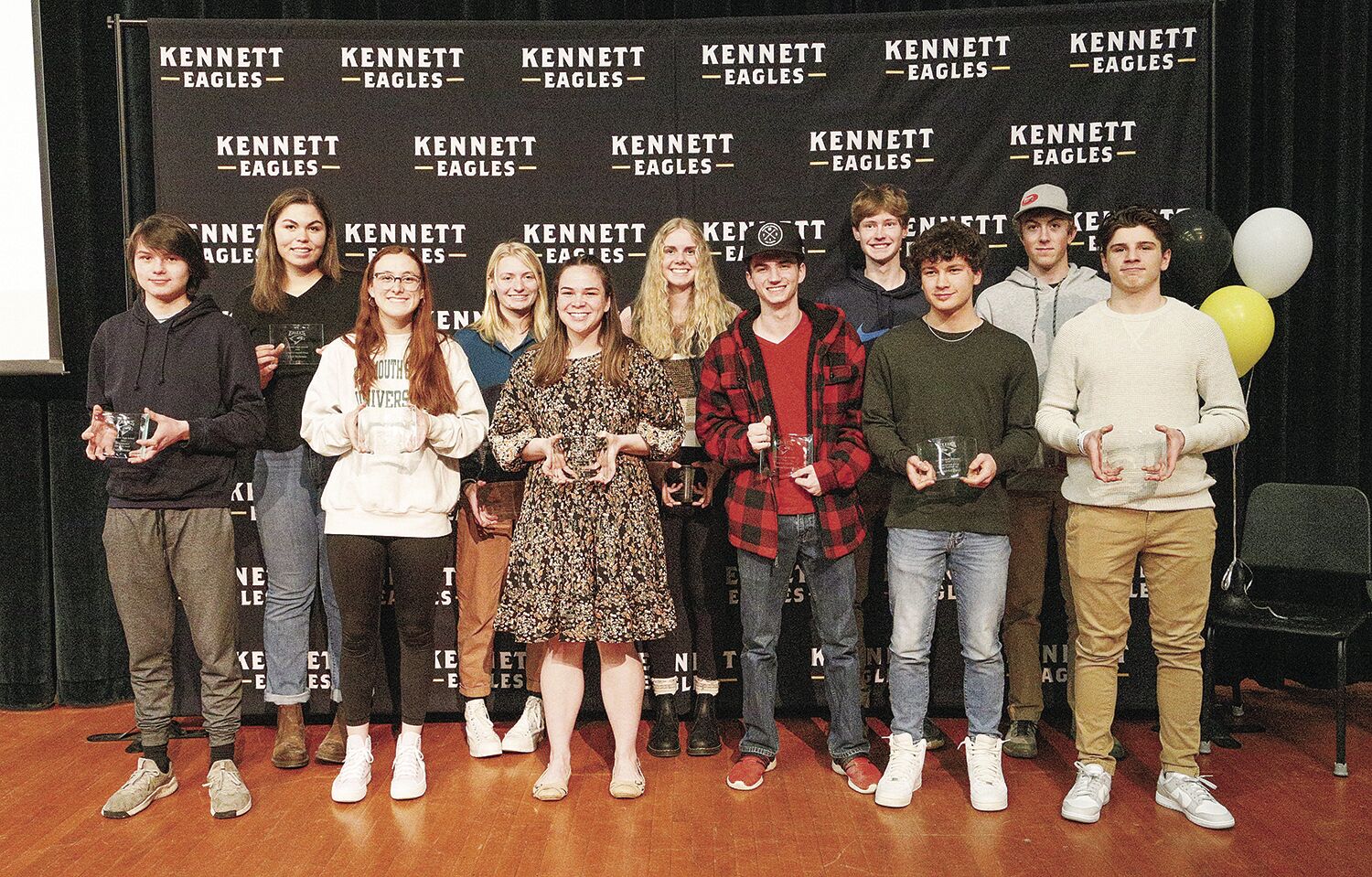 Eagles honored at Winter Sports Night